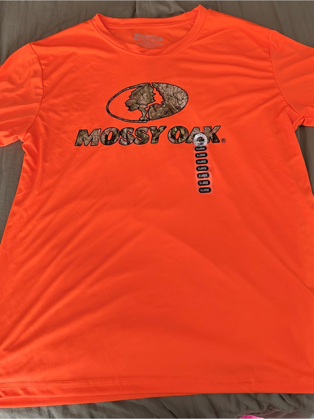 Mossy Oak Blaze Orange Short Sleeve Performance Tee